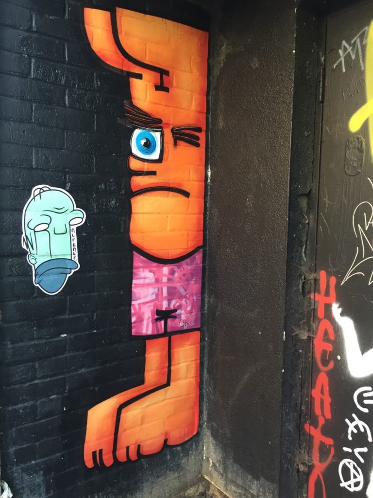 Street art, brick lane, london