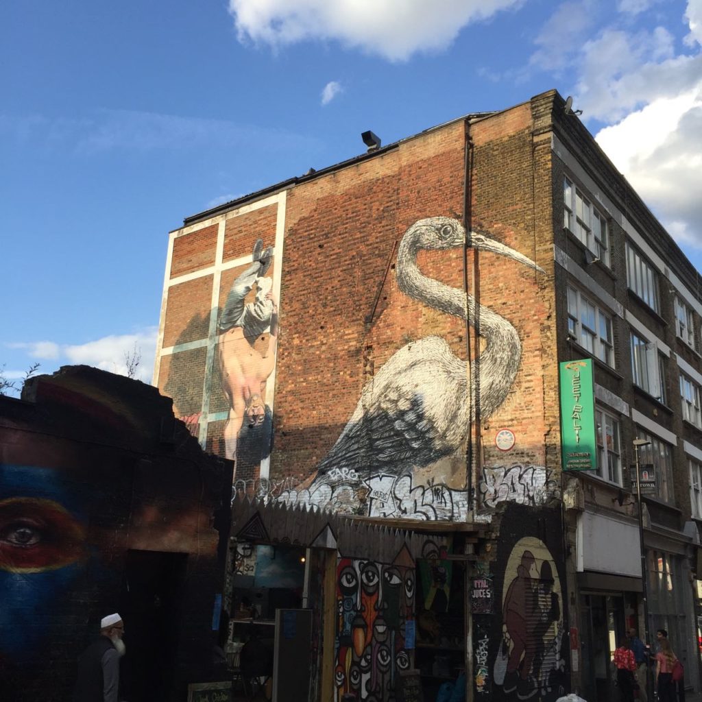 Street art, brick lane, london