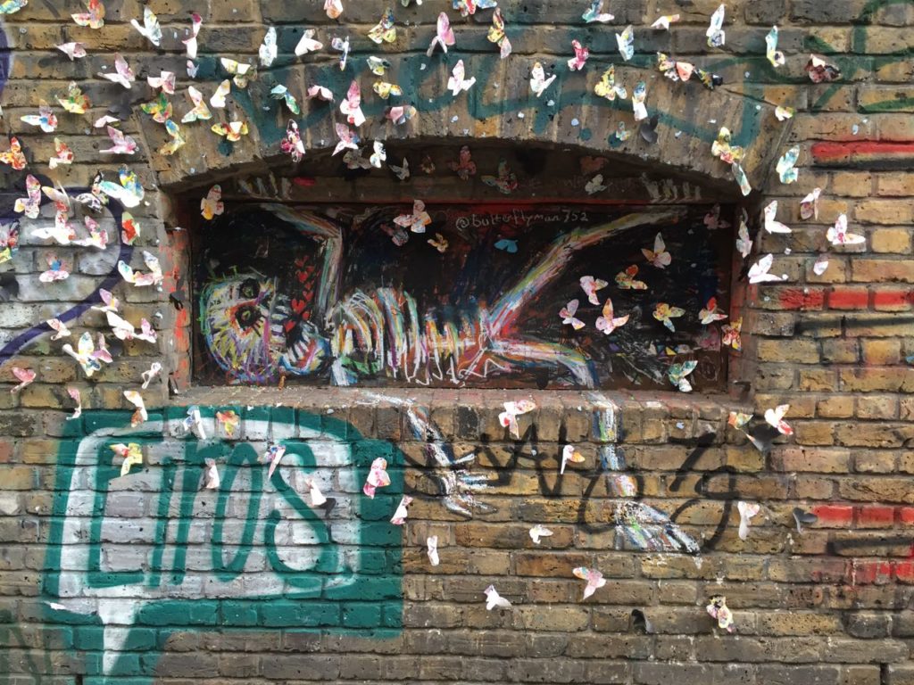 Street art, brick lane, london